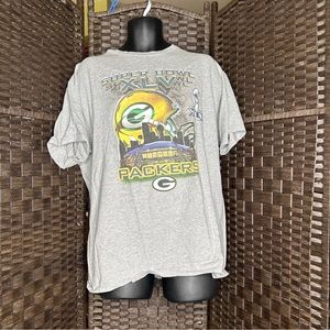 Green Bay Packers Super Bowl XLV T-Shirt NFL Team Apparel Adult Size XL
